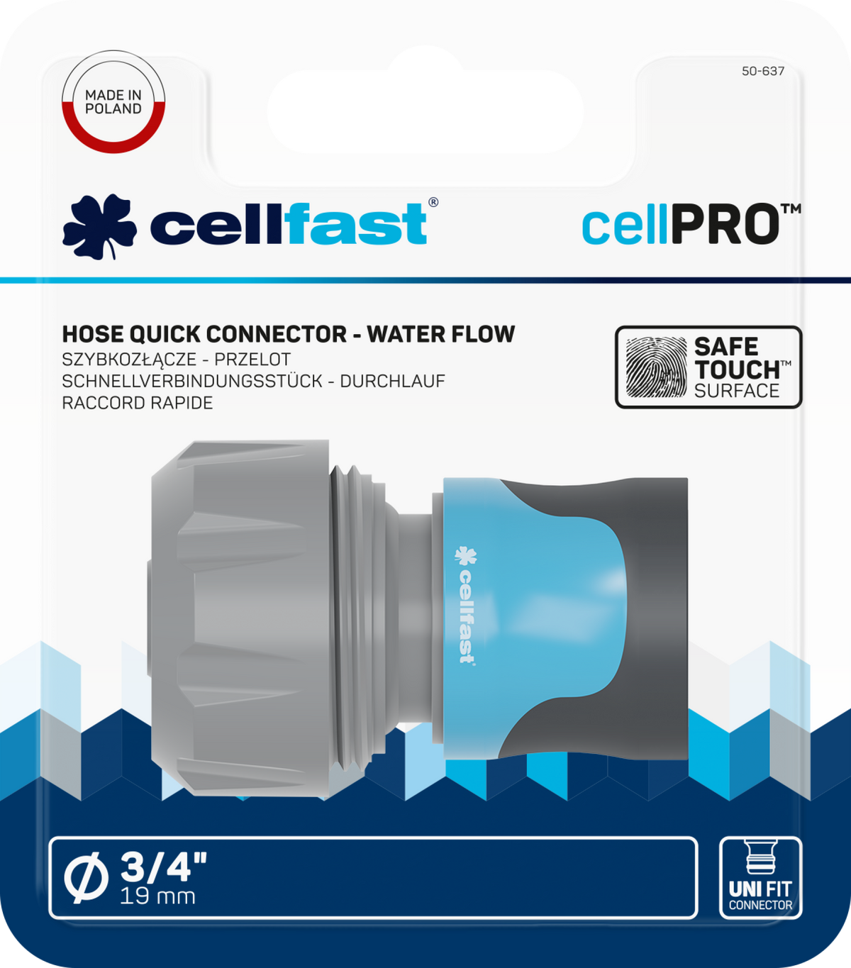 SPOJNICA BRZA ZA CRIJEVO WATER FLOW CELLPRO 3/4" — prikaz proizvođača