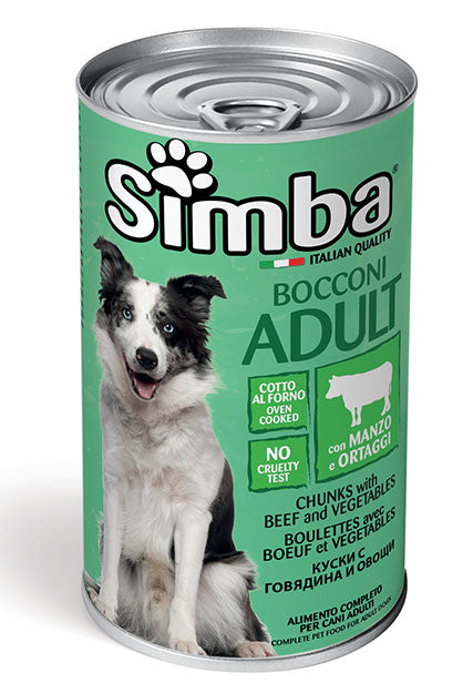 HRANA ZA PSE SIMBA POVRCE/GOVEDINA-1230 GR
