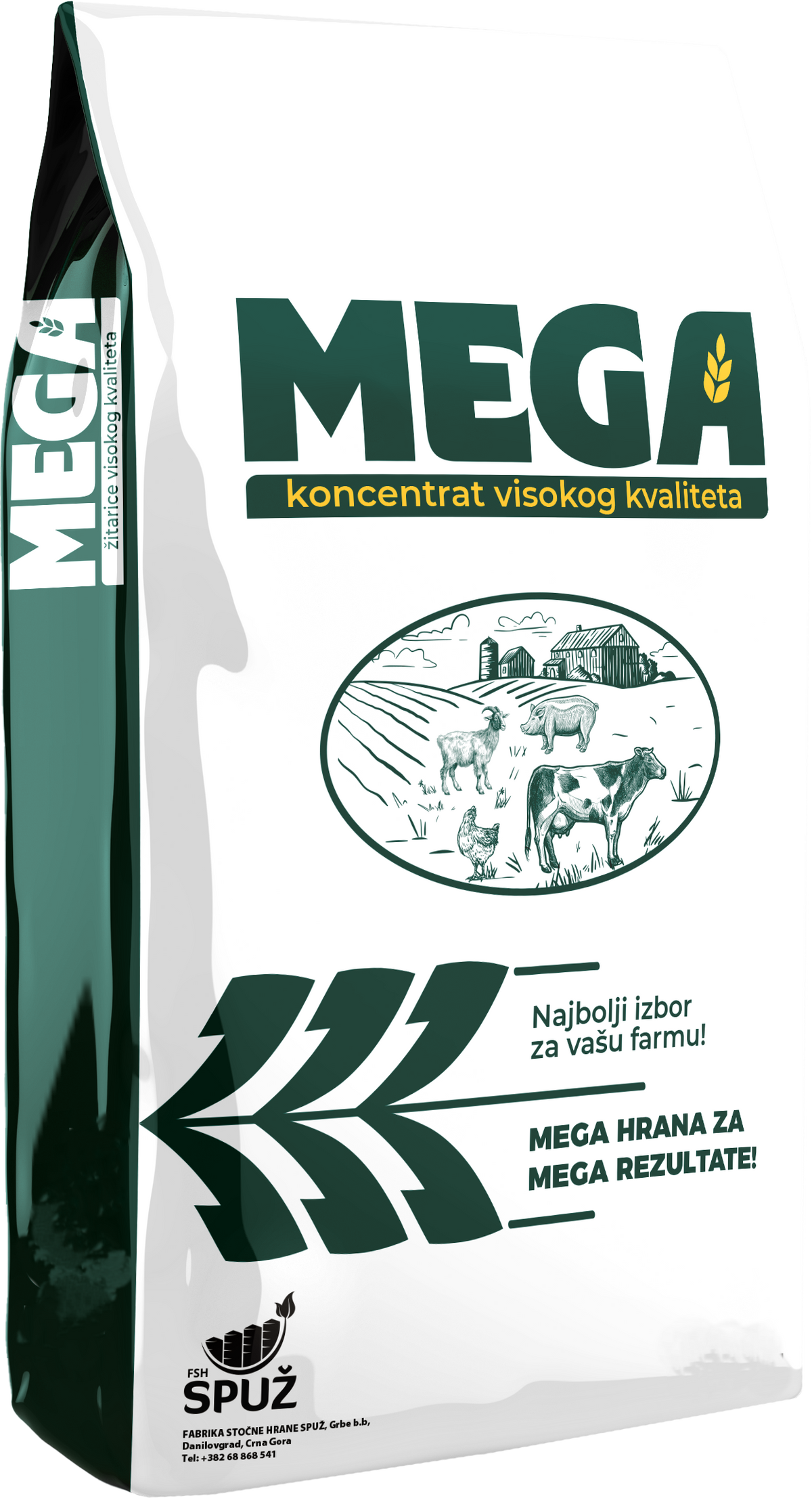 POTPUNA SMJESA ZA TELAD 2 (DO 100KG T.M.) 20/1
