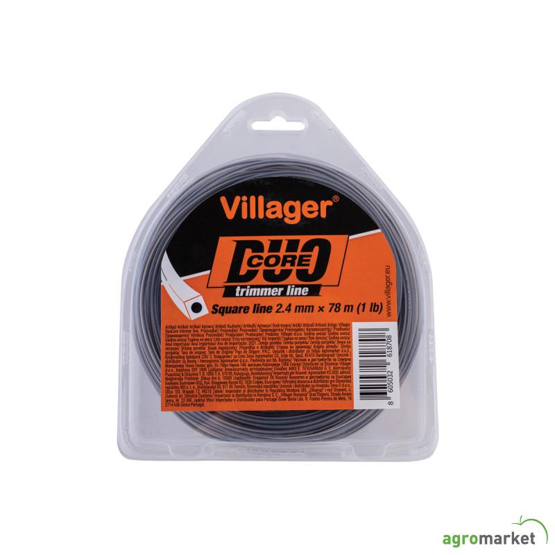 NAJLON ZA TRIMER KOCKA DUO CORE VILLAGER 2.7 MM X 15 M