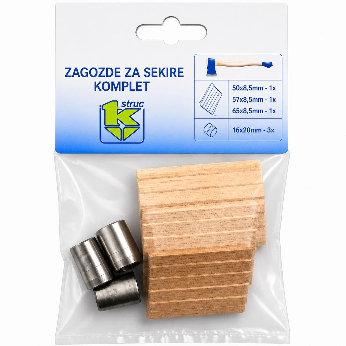KAJLE ZA SJEKIRE 1/6