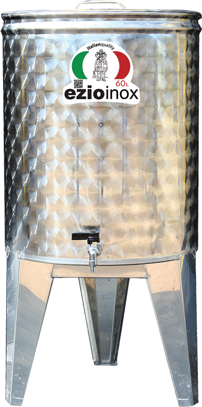 BACVA INOX ZA VINO 1/2"-60 L