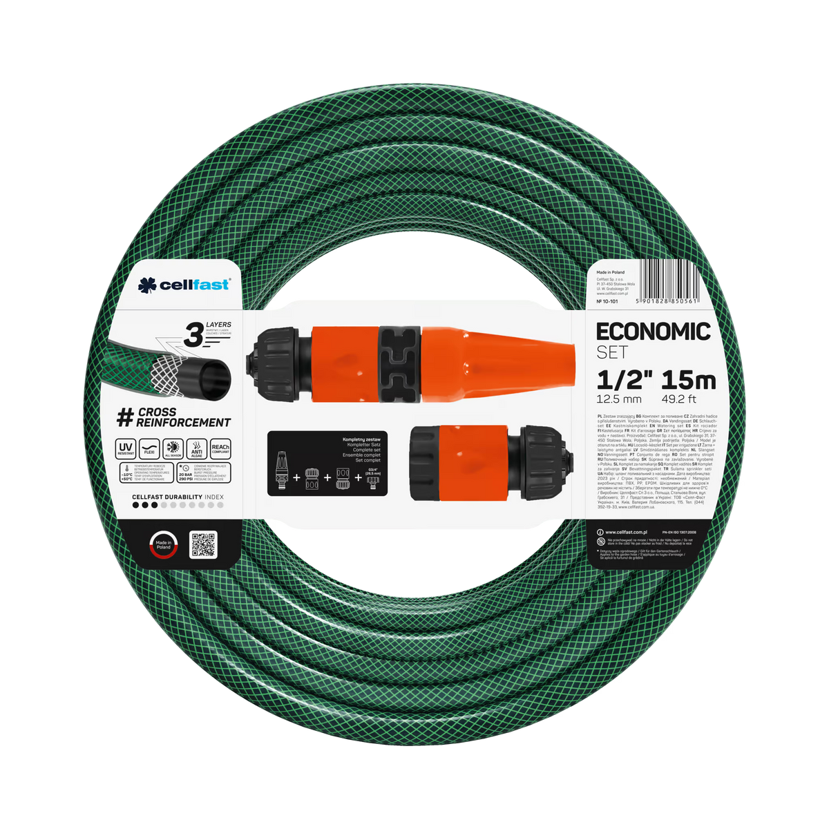 CRIJEVO BASTENSKO CELLFAST ECONOMIC SET 1/2" - 15 M