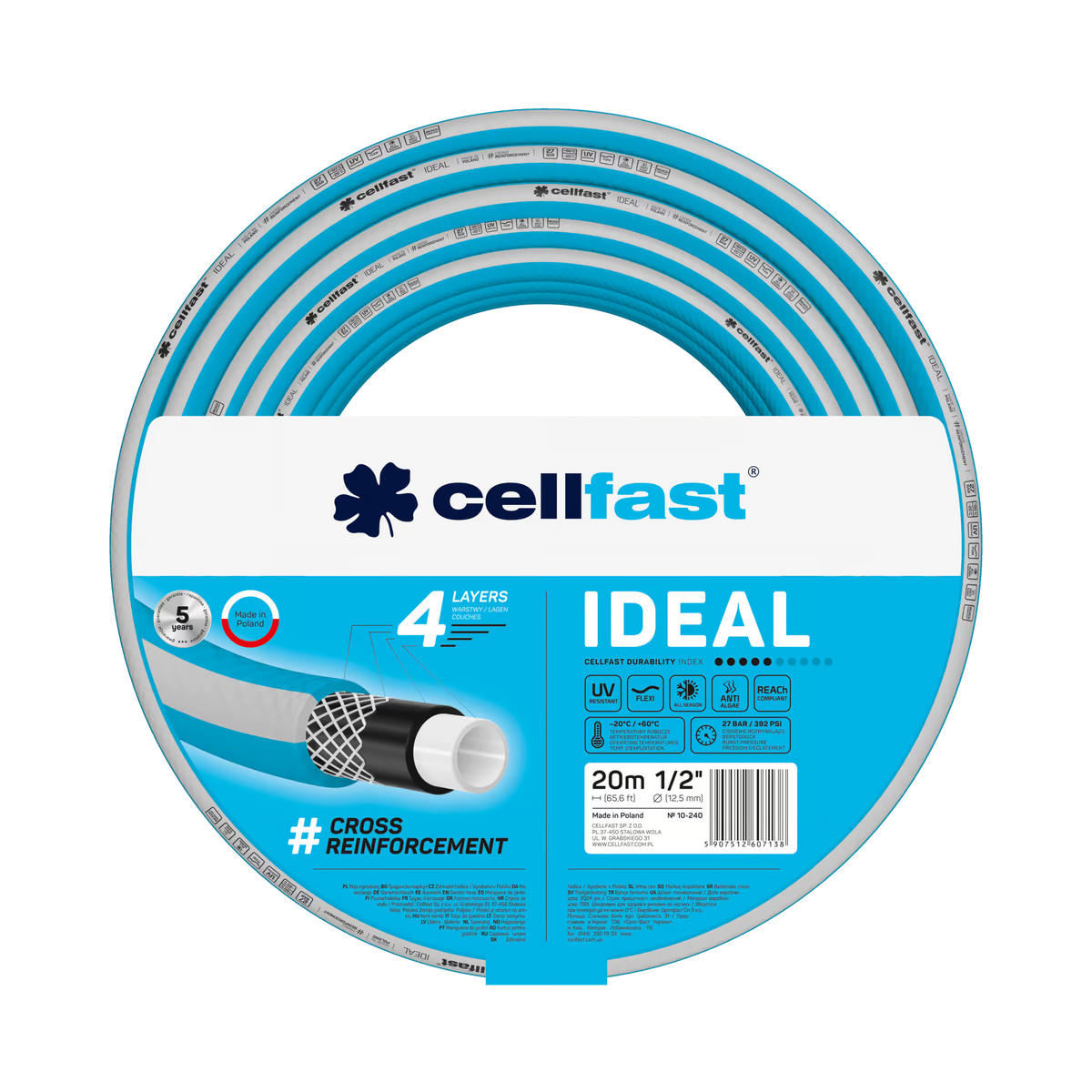 CRIJEVO BASTENSKO CELLFAST IDEAL 1/2" - 20 M