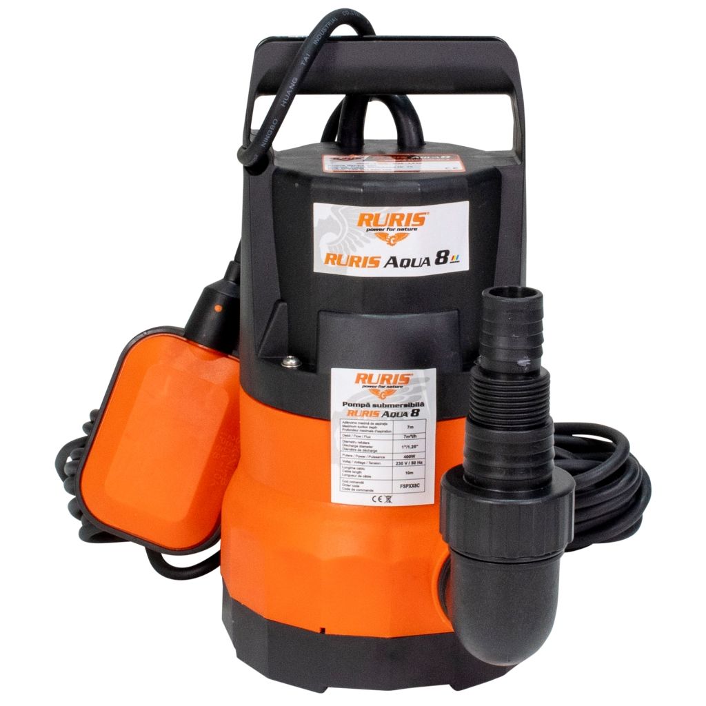 PUMPA POTOPNA ZA CISTU VODU 400W RURIS AQUA 8