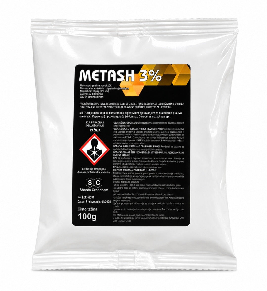 MOLUSKOCID METASH 3% 100GR