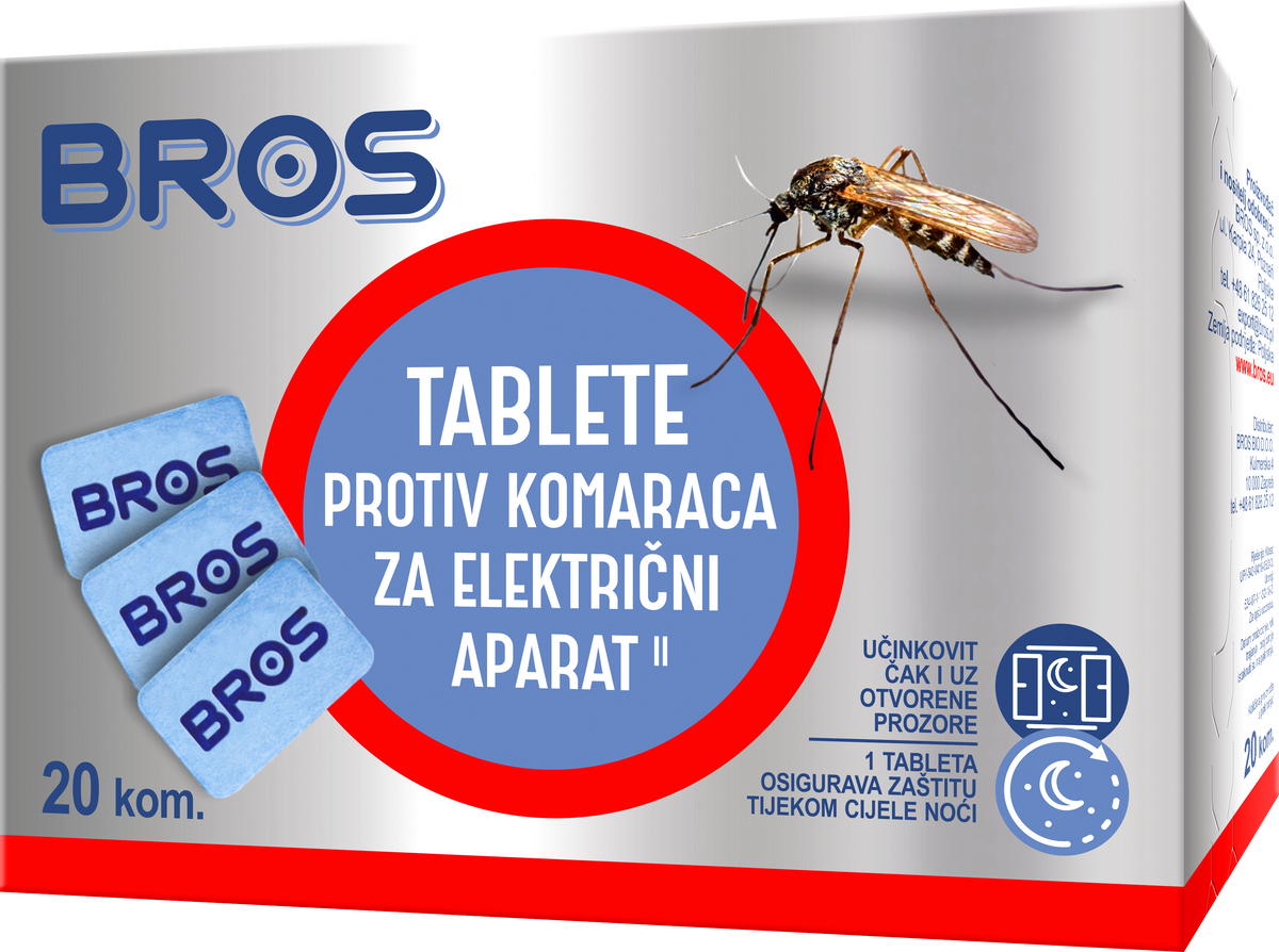 TABLETE BROS PROTIV KOMARACA 20 KOM