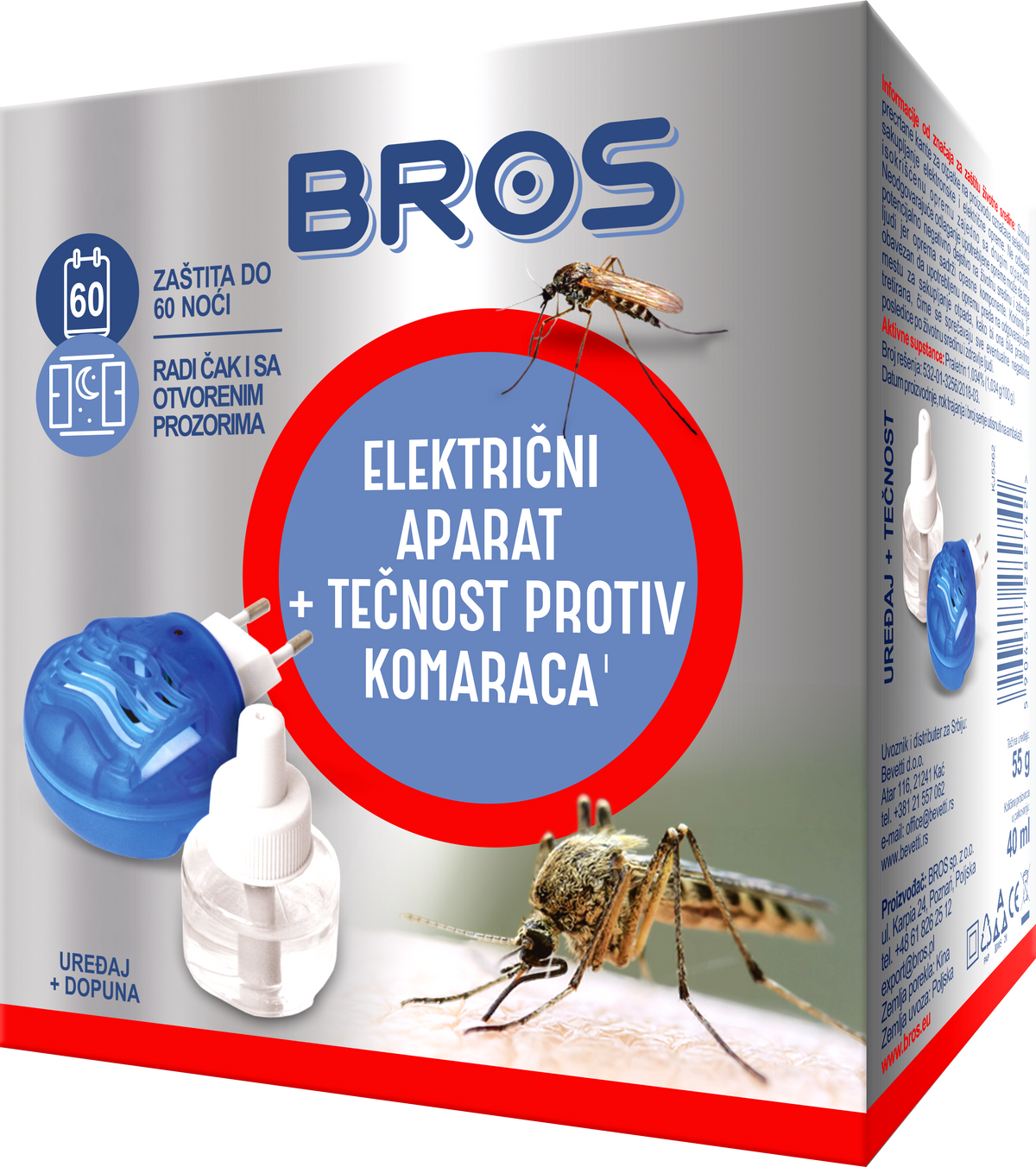 APARAT BROS PROTIV KOMARACA+TECNOST 60 NOCI
