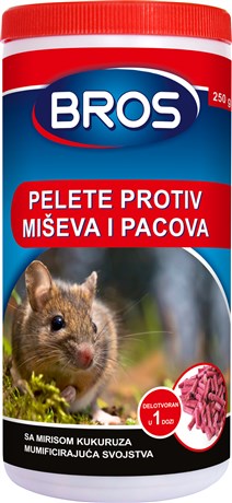 OTROV ZA MISEVE BROS PELETE-250 GR
