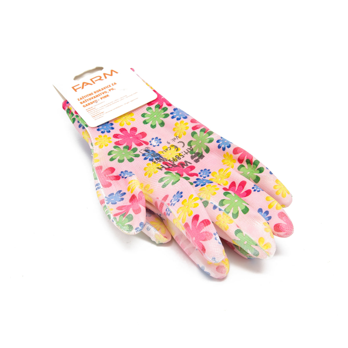 RUKAVICE ZASTITNE PU GARDEN+ PINK VEL.10