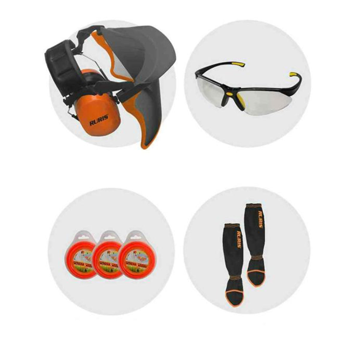 SET ZASTITNE OPREME ZA KOSENJE 4U1
