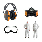 SET ZASTITNE OPREME ZA PRSKANJE 4U1