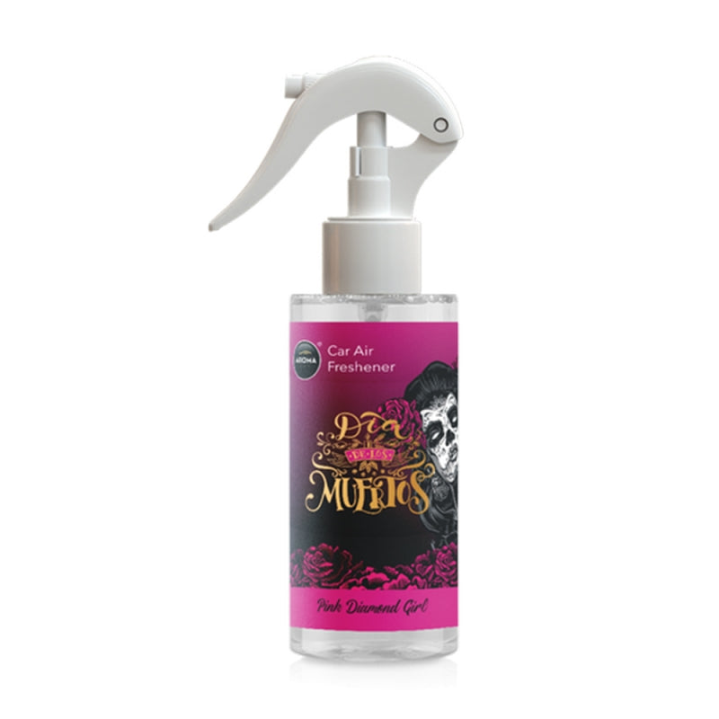 AROMA CAR DIA DE MUERTOS SPRAY PINK DIAMOND GIRL 150ML