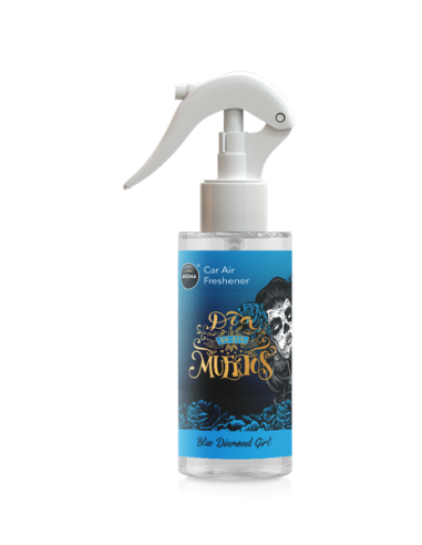 AROMA CAR DIA DE LOS MUERTOS SPRAY BLUE DIAMNOD GIRL 150ML