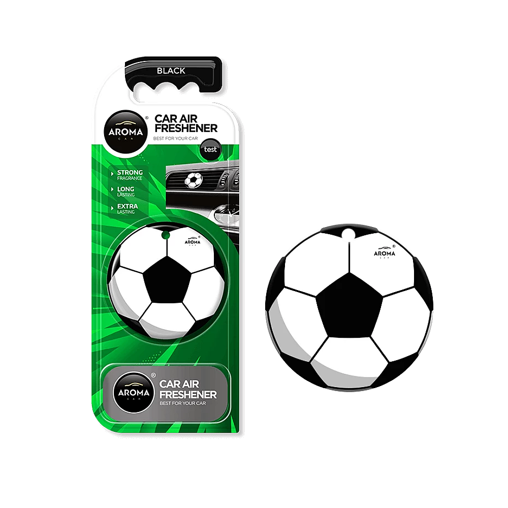 AROMA CAR POLYMER SPORT FUDBAL CRNA