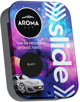 AROMA CAR ORGANIC SLIDE DIS+PET HOOK CRNA 30GR