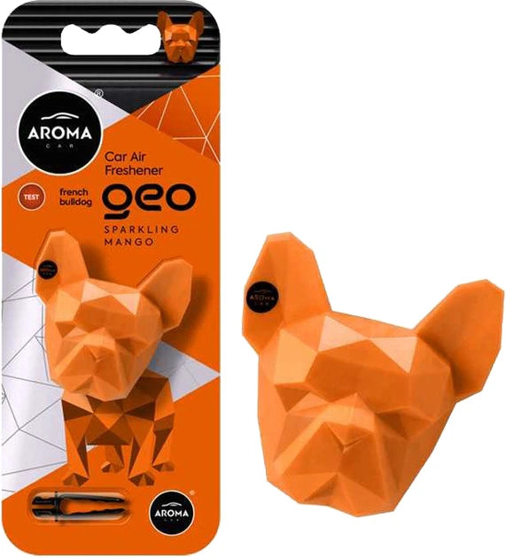 AROMA CAR POLYMER GEO PAS ORANGE SPARKLING MANGO
