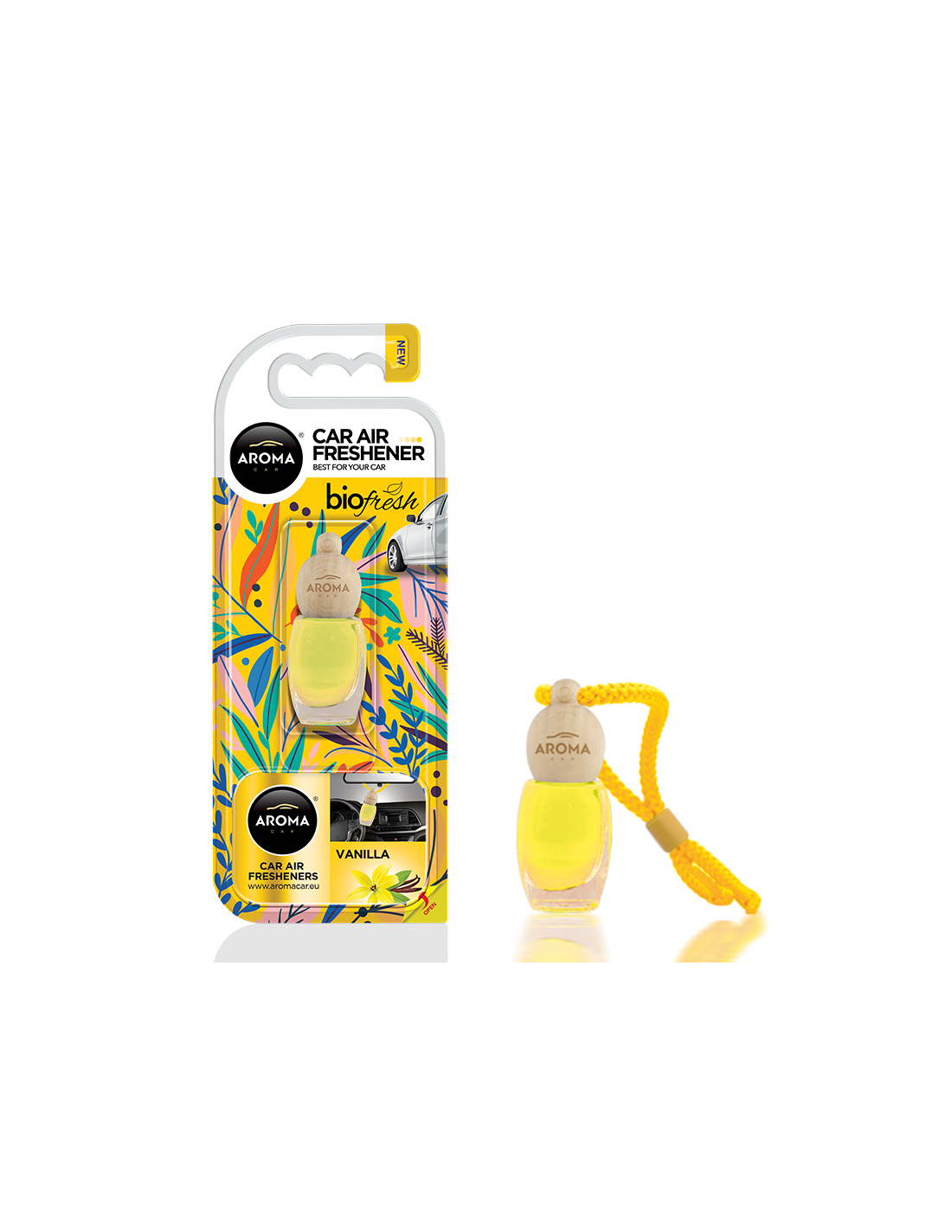 AROMA CAR BIO FRESH WOOD VANILA 8ML
