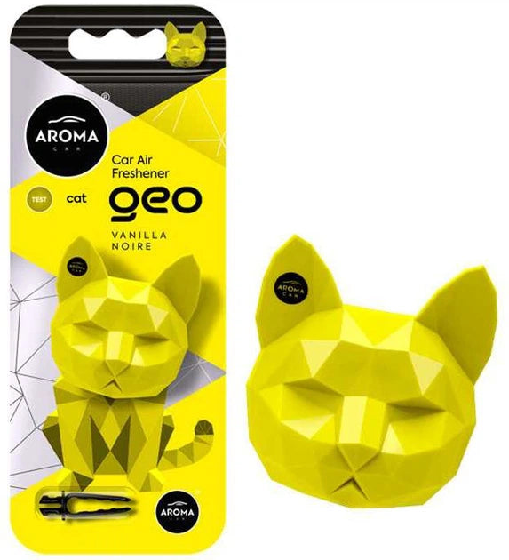 AROMA CAR POLYMER GEO MACKA YOLLOW VANILA NOIRE