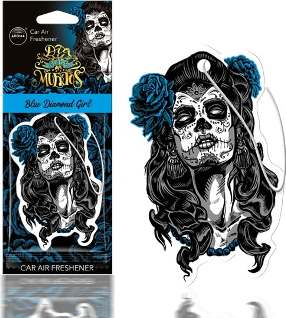 AROMA CAR DIA DE LOS MUERTOS GIRL PLAVA