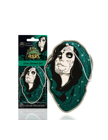 AROMA CAR DIA DE LOS MUETROS GIRL ZELENA