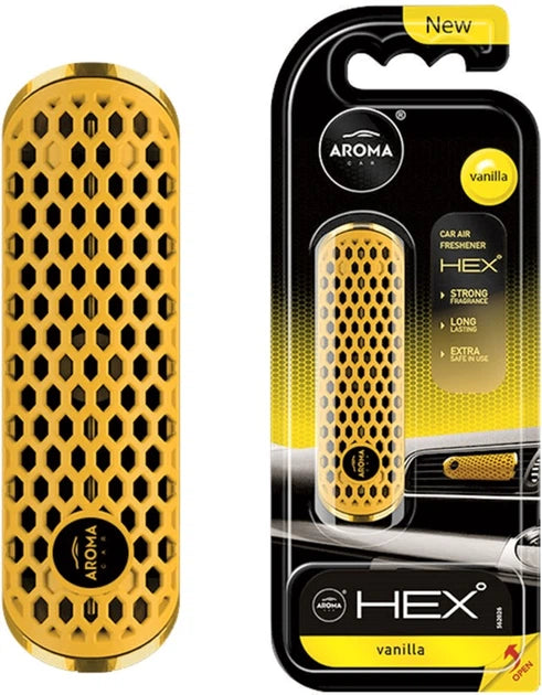 AROMA CAR POLYMER HEX VANILA