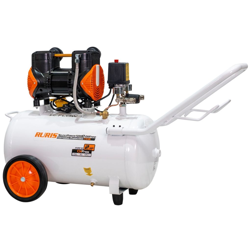 KOMPRESOR BESUMNI/BEZULJNI 1500W/50L RURIS SILENTPOWER 5000