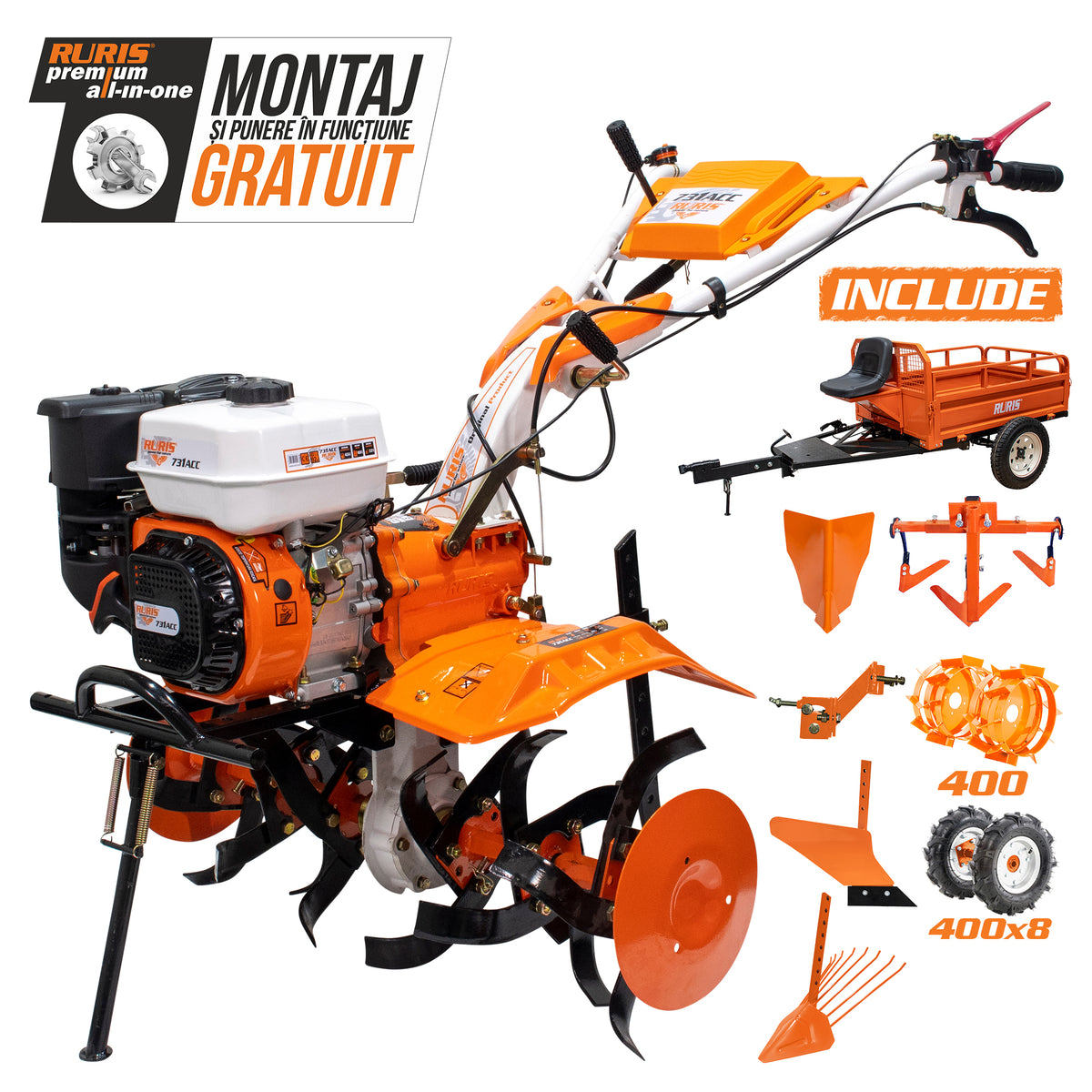 KULTIVATOR MOTORNI 8.5 HP RURIS 731ACC3