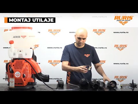 Montaža — PUMPA ZA PRSKANJE MOTORNA RURIS A103S